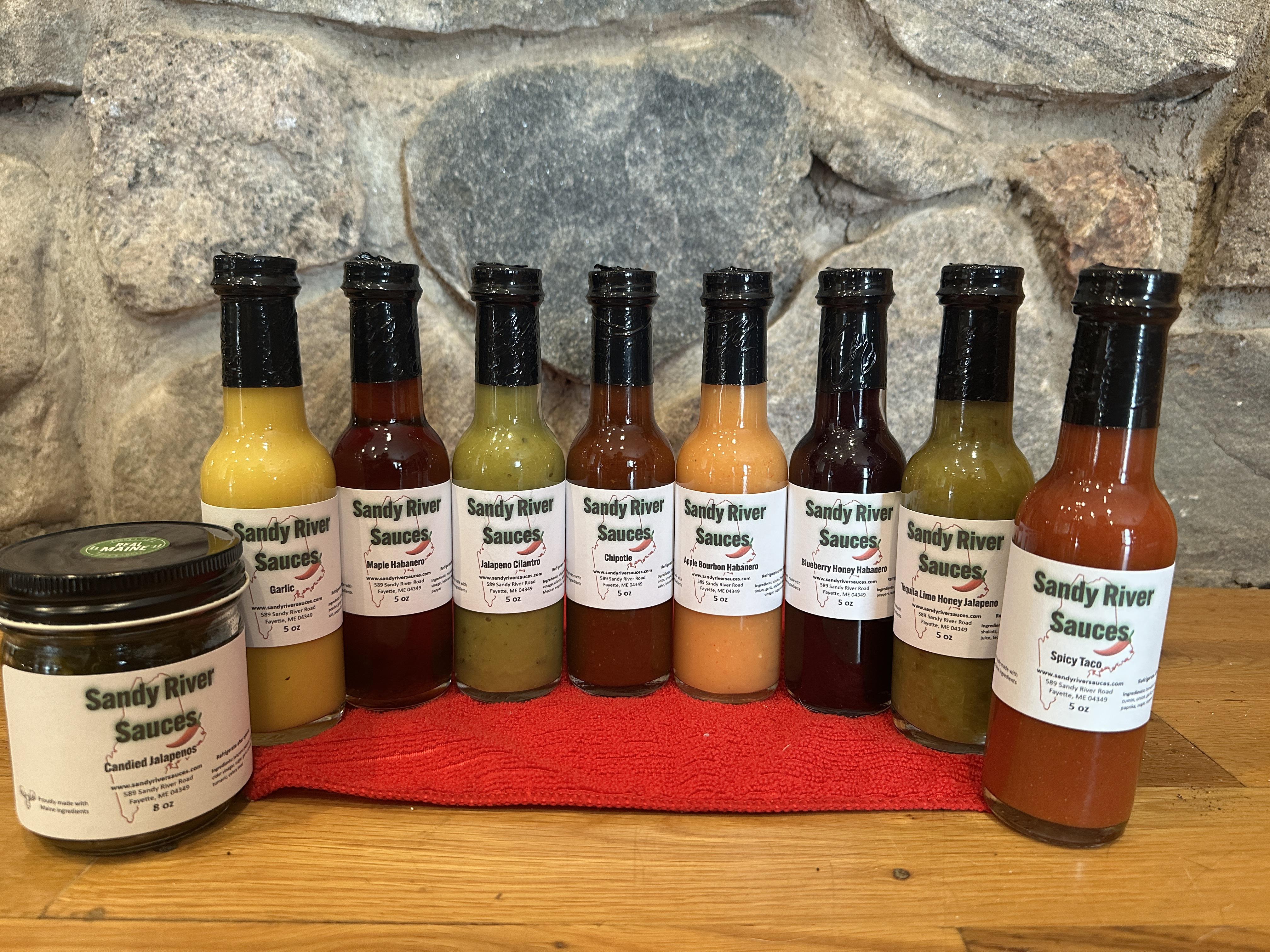 Sandy River Sauces website and products